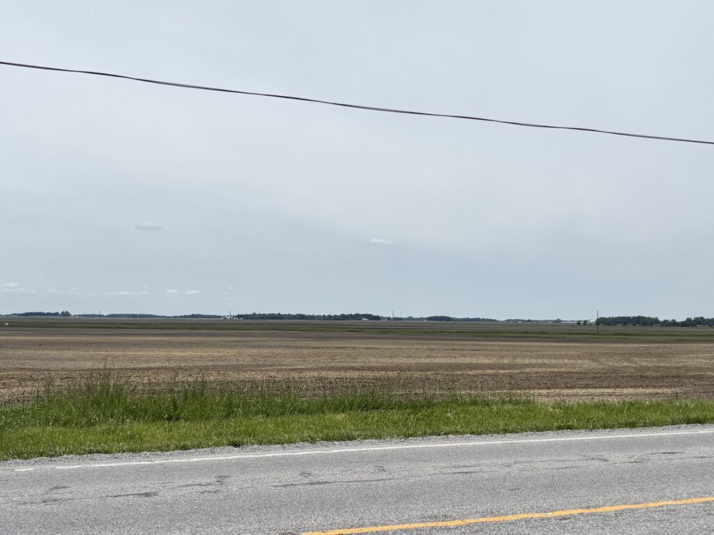 The flatlands of Indiana